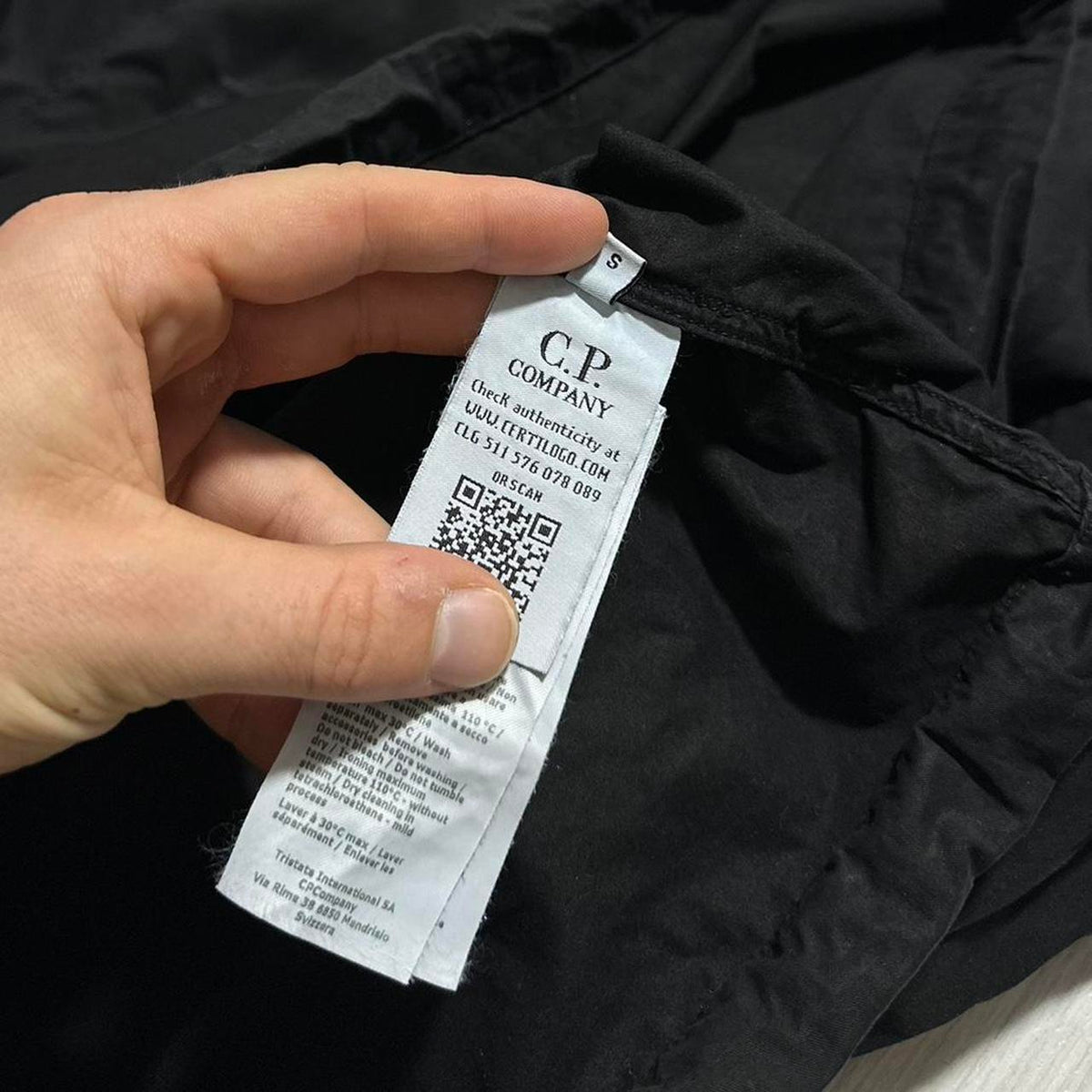 CP Company Garbadine Smock Jacket | Small, Black