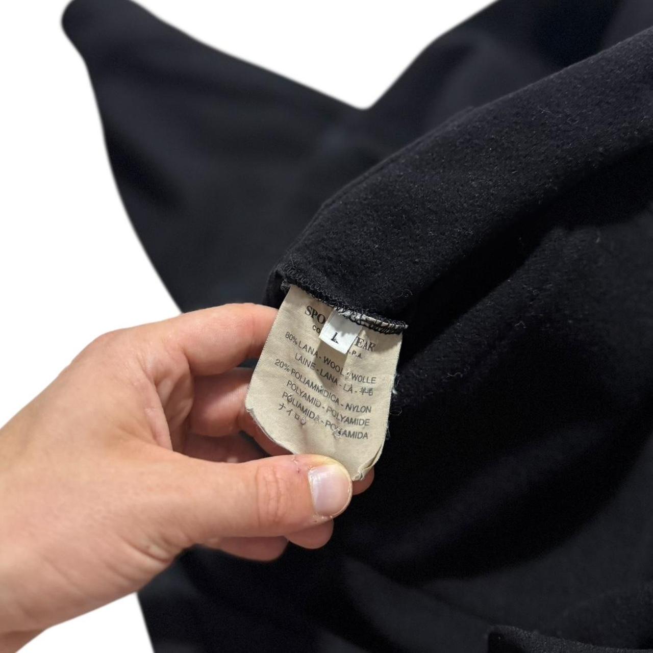Stone Island 1999 Heavy Wool Overshirt | Large, Black