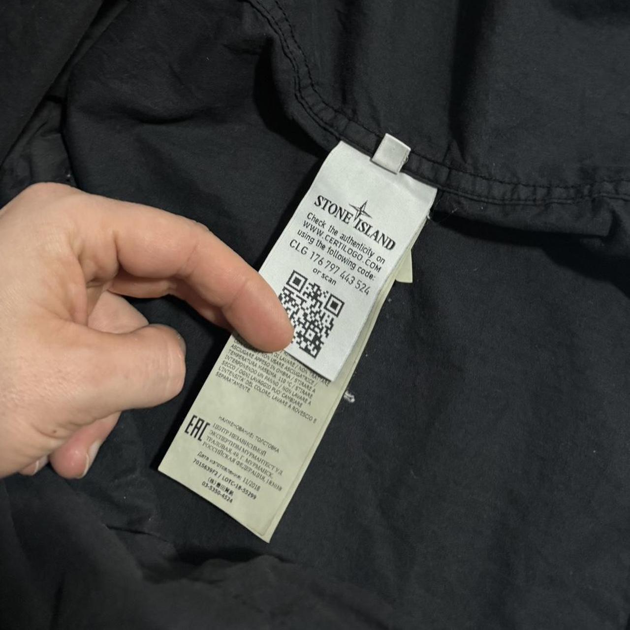 Stone Island Ghost Pullover Smock Jacket | XL, Black