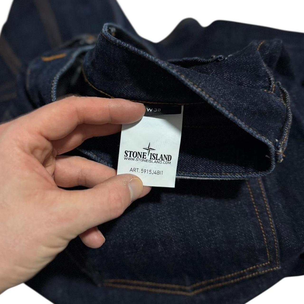 Stone Island Denim Jeans | W38, Dark Blue