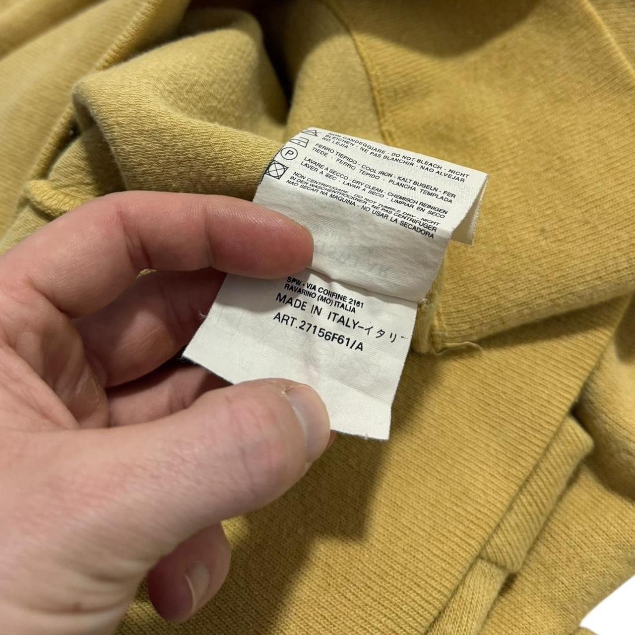 Stone Island A/W 1997 Fleece Pullover Jumper | XL, Mustard