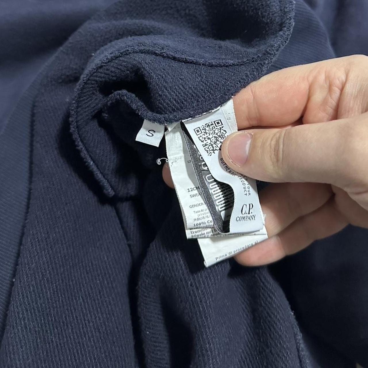 CP Company Navy Quarter Zip Pullover