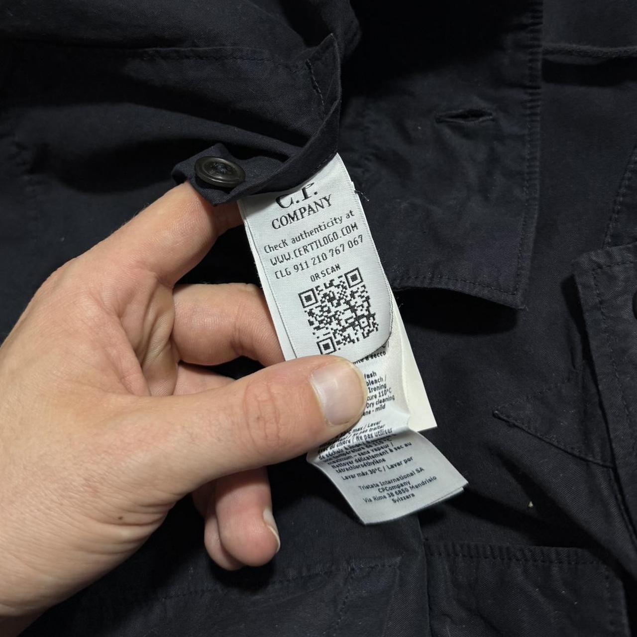 CP Company Dark Navy Pullover Smock Jacket