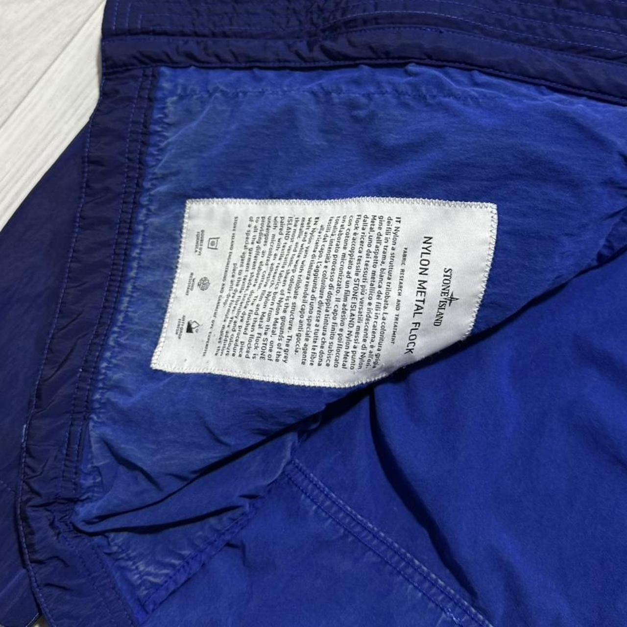 Stone Island Nylon Metal Flock Jacket | Small, Royal Blue