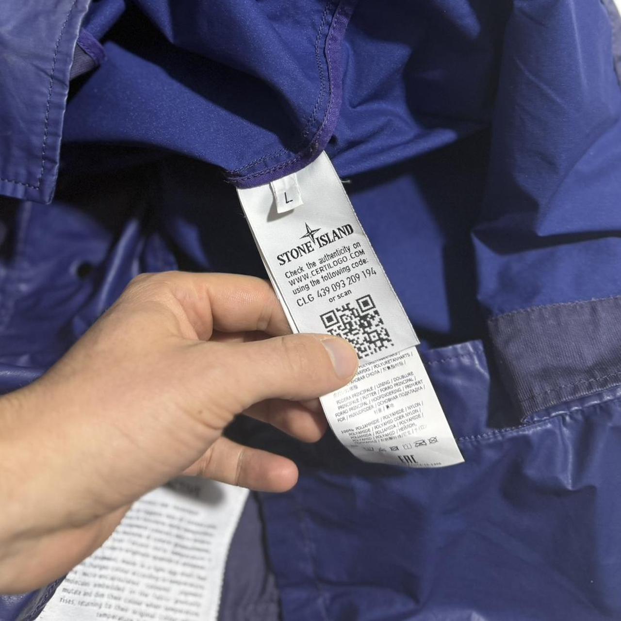 Stone Island Supreme S/S 2016 Heat Reactive Jacket | Large, Blue