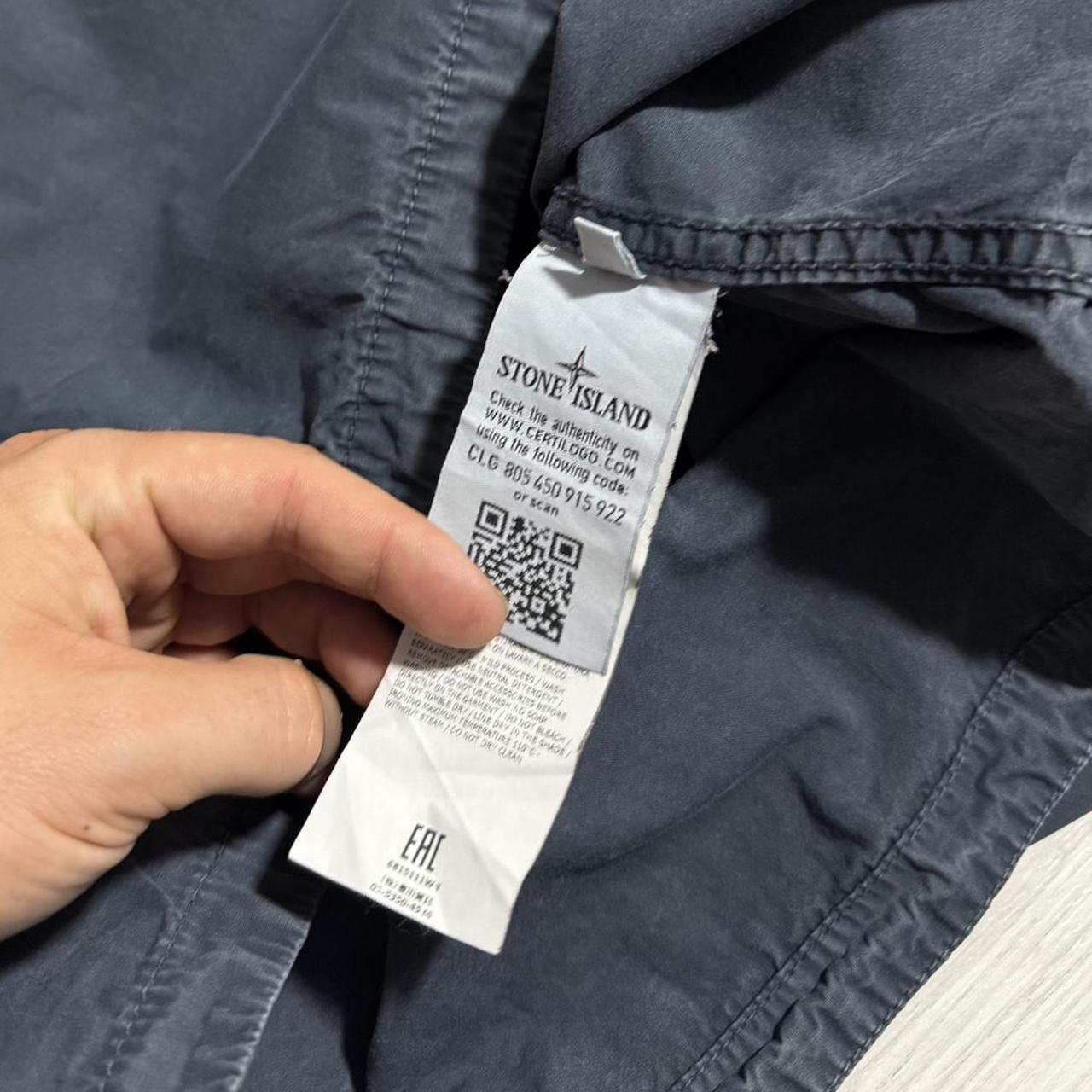 Stone Island Double Pocket Overshirt | Small, Dark Blue