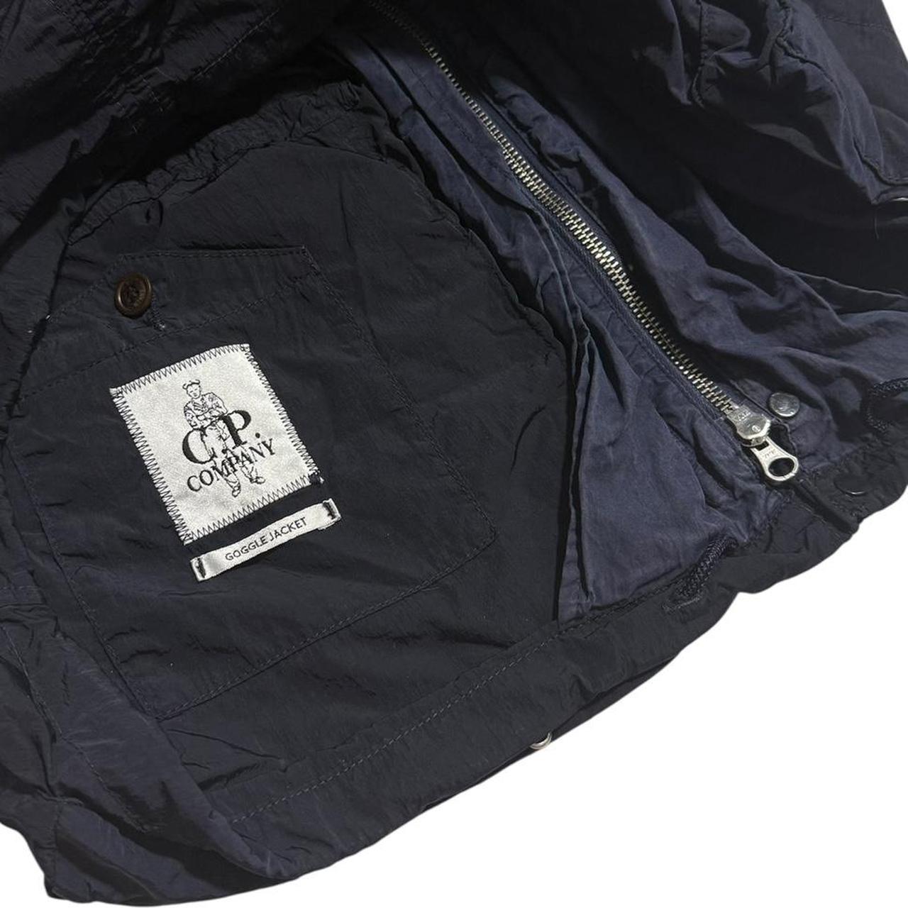 CP Company Nylon Multi-pocket Goggle Jacket | Medium, Navy