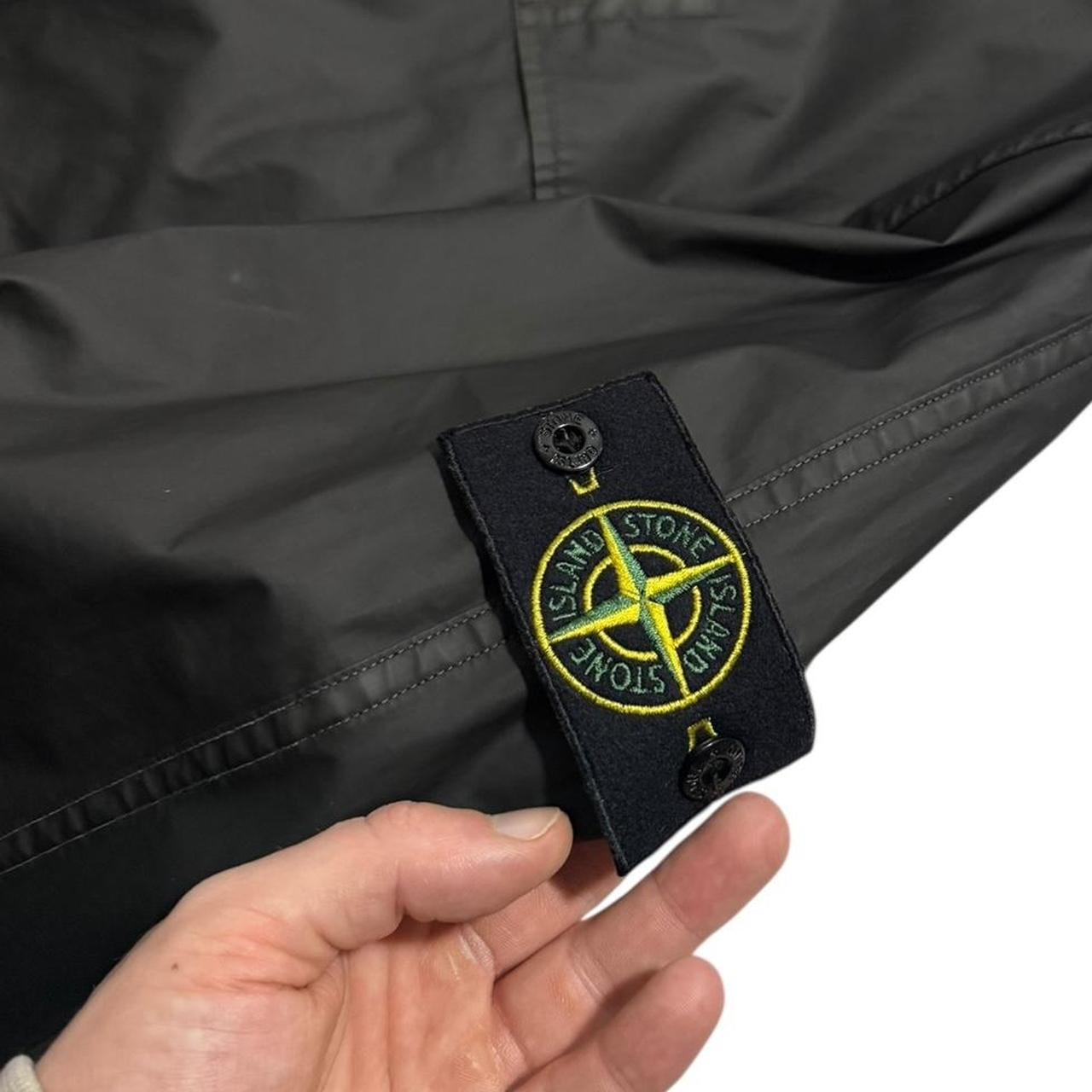 Stone Island Mussola Gommata Jacket | Large, Black