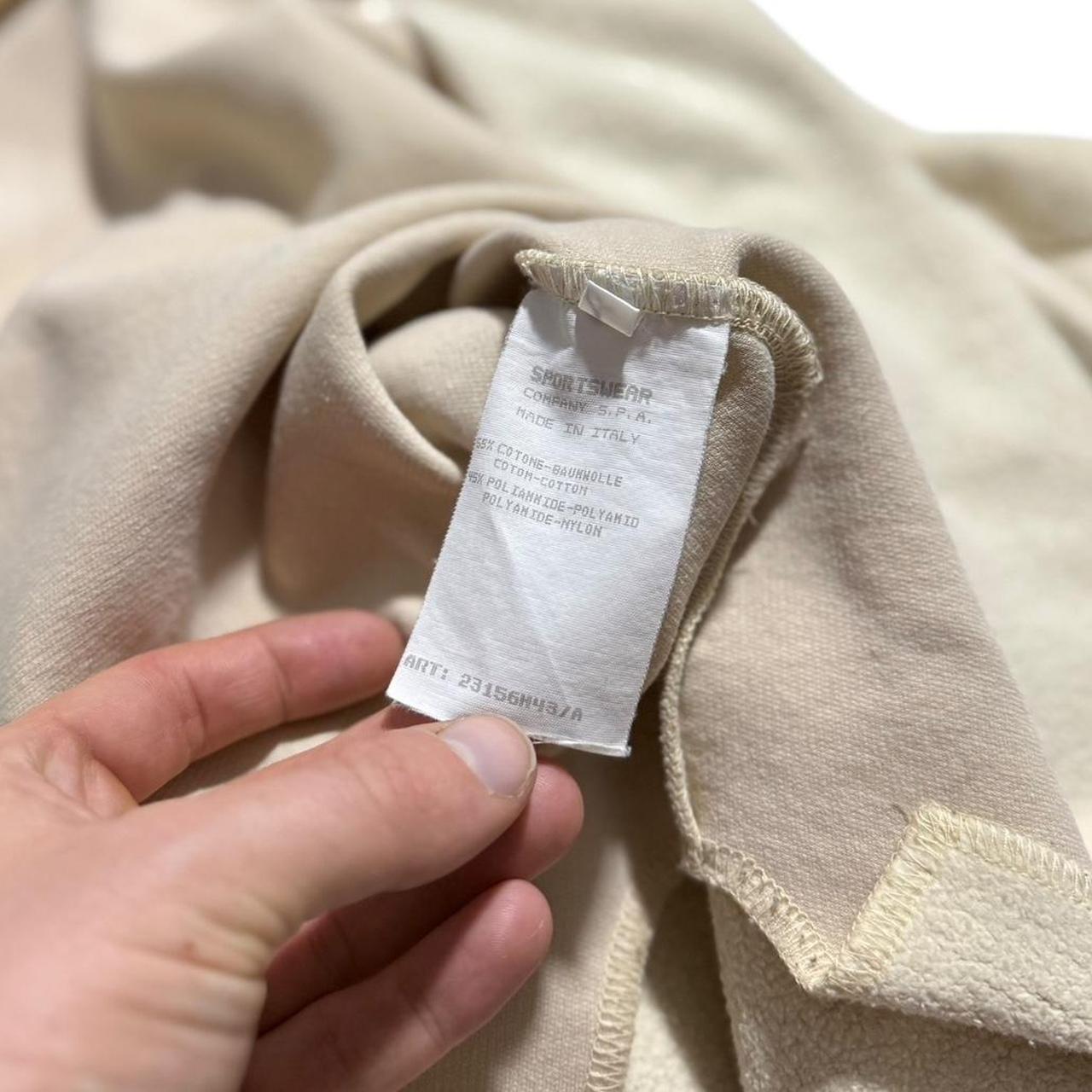 Stone Island A/W 1995 Cream Wool Pullover | Large, Cream