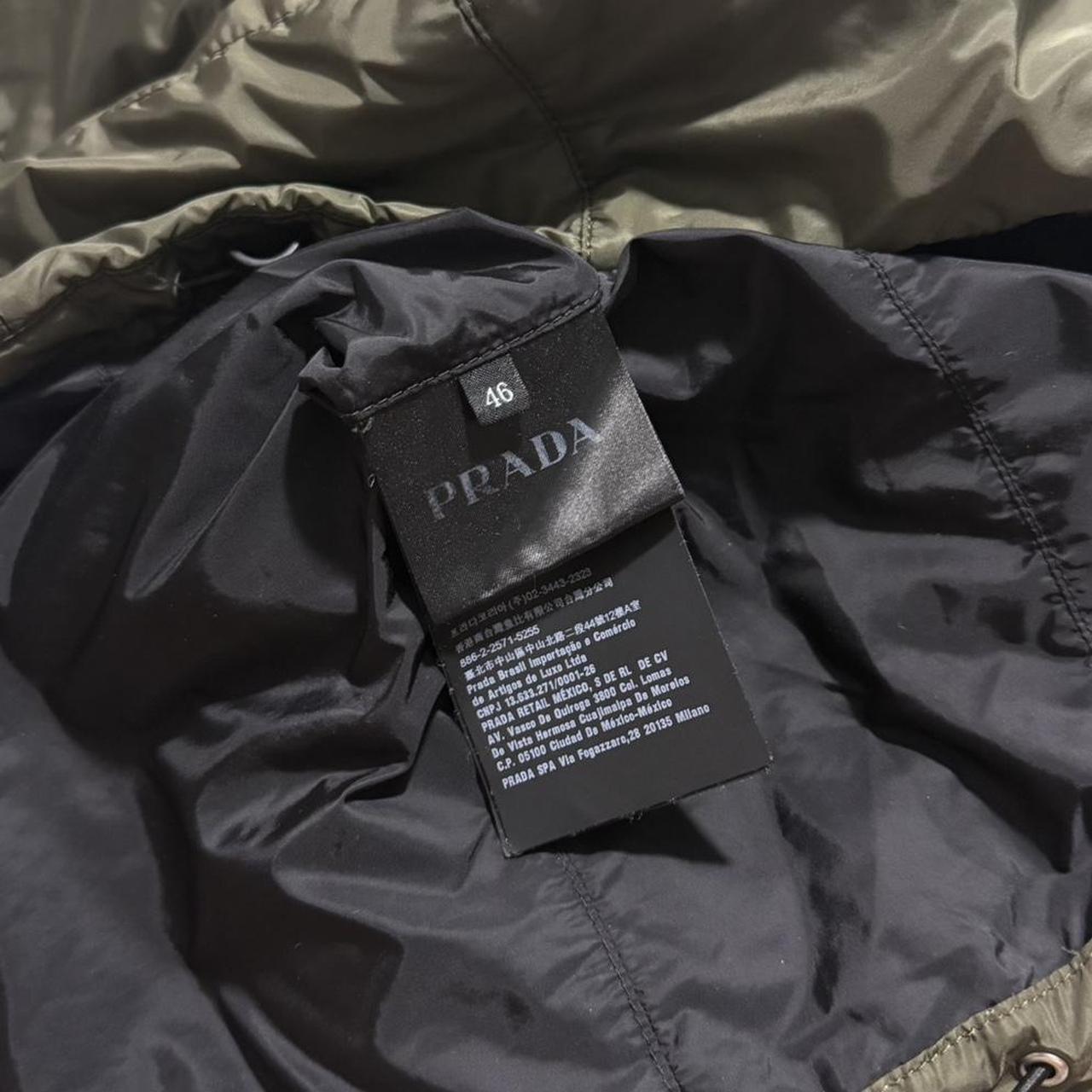 Prada Nylon Down Jacket | Small, Olive