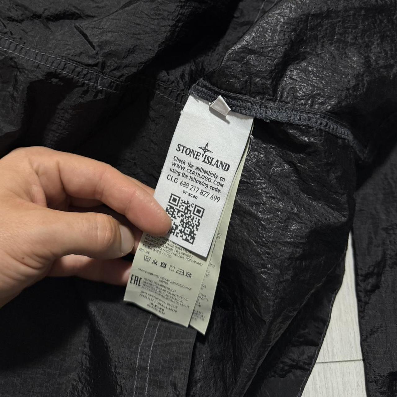 Stone Island Nylon Overshirt | Medium, Black