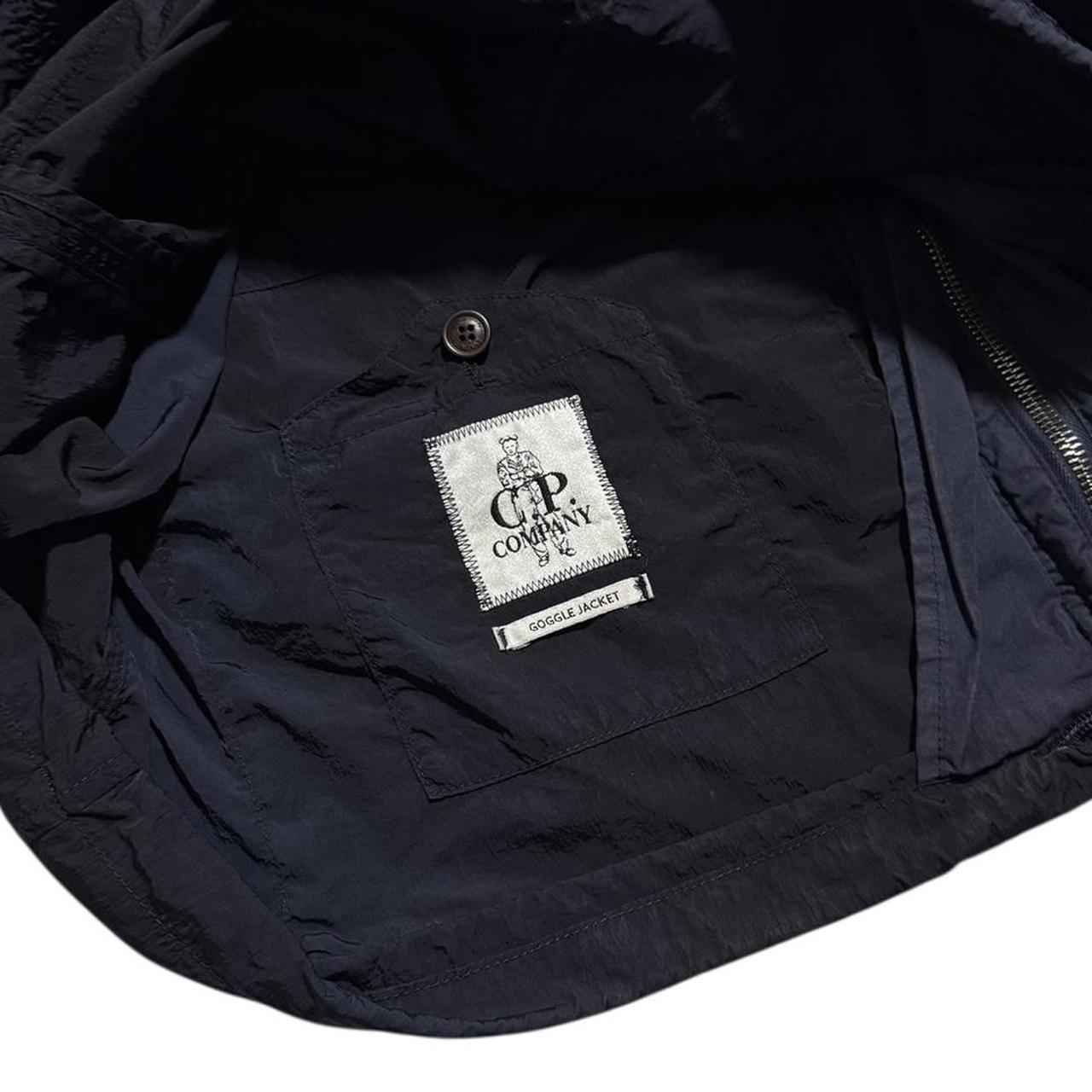 CP Company Multipocket Nylon Goggle Jacket | Large, Navy