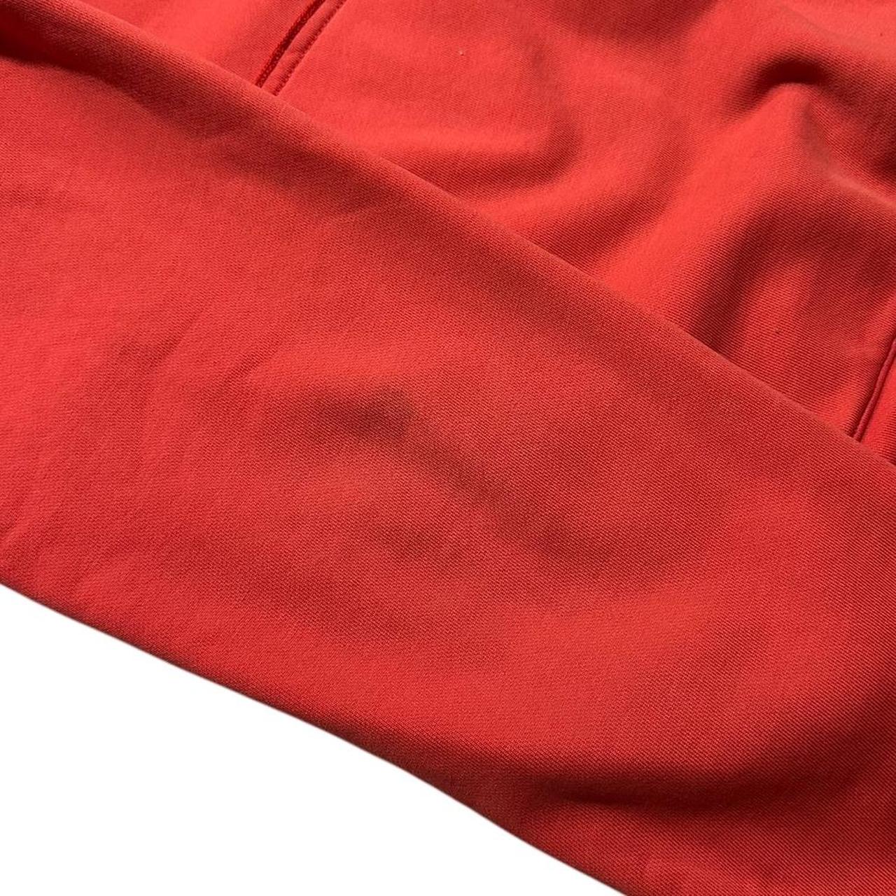 Stone Island Red Pullover Hoodie | Medium, Red
