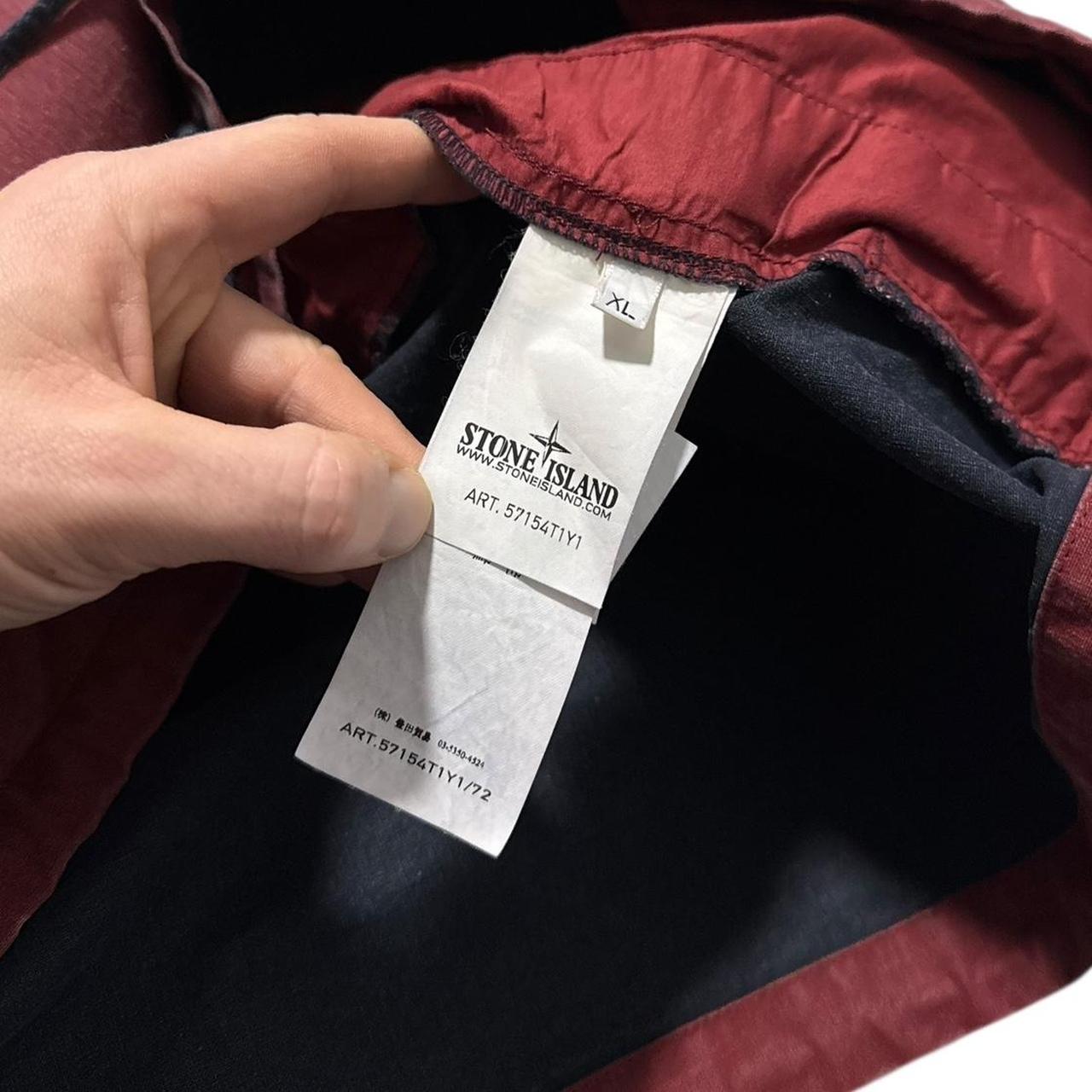 Stone Island 30th Anniversary Tela Stella Smock | XL, Burgundy