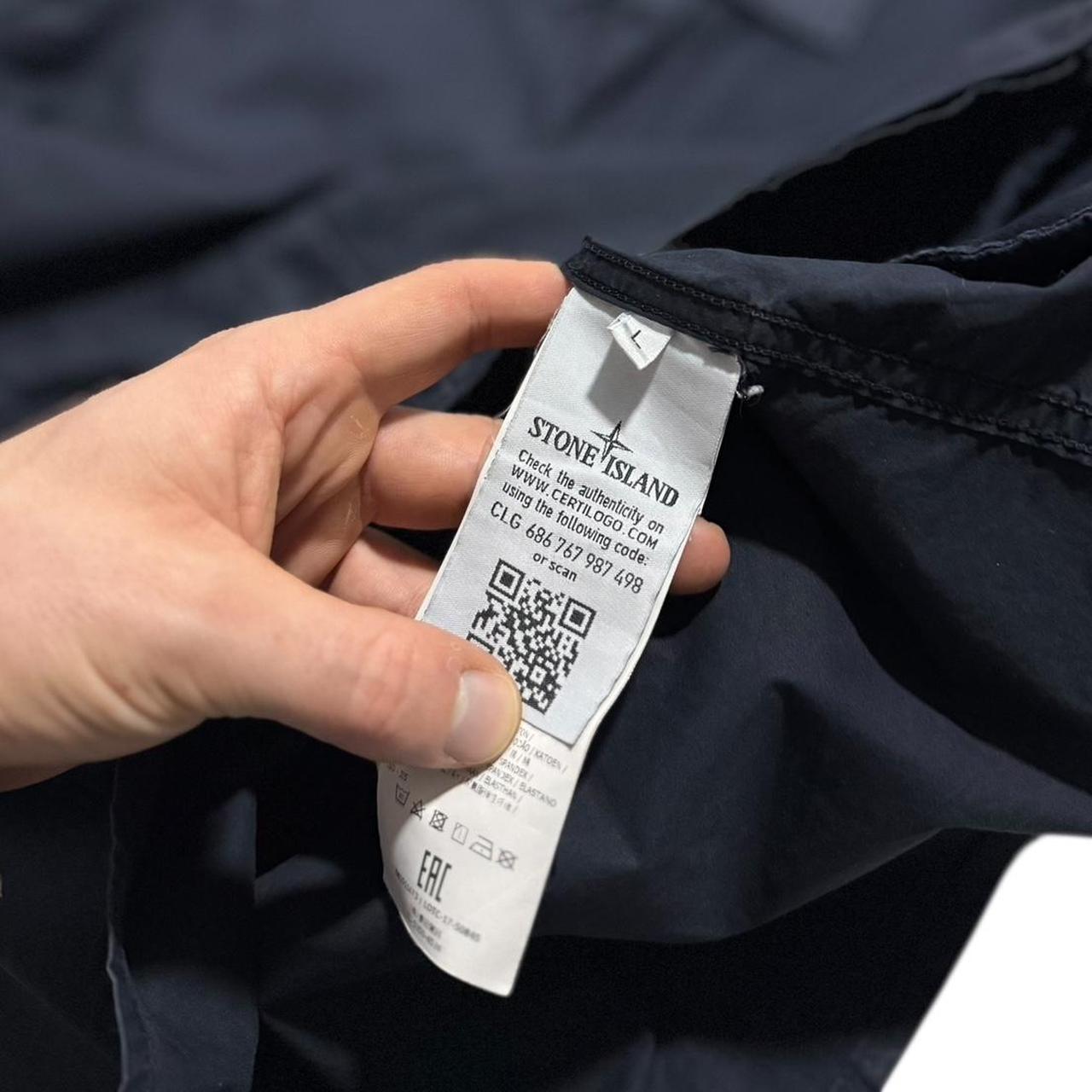 Stone Island Navy Ghost Overshirt