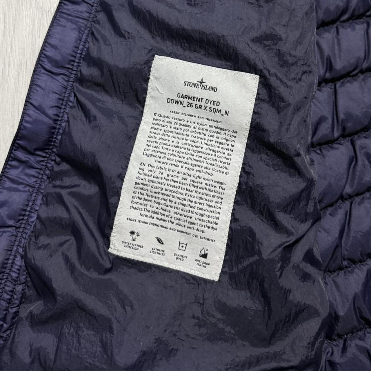 Stone Island Garment Dyed Down Gilet | XL, Navy