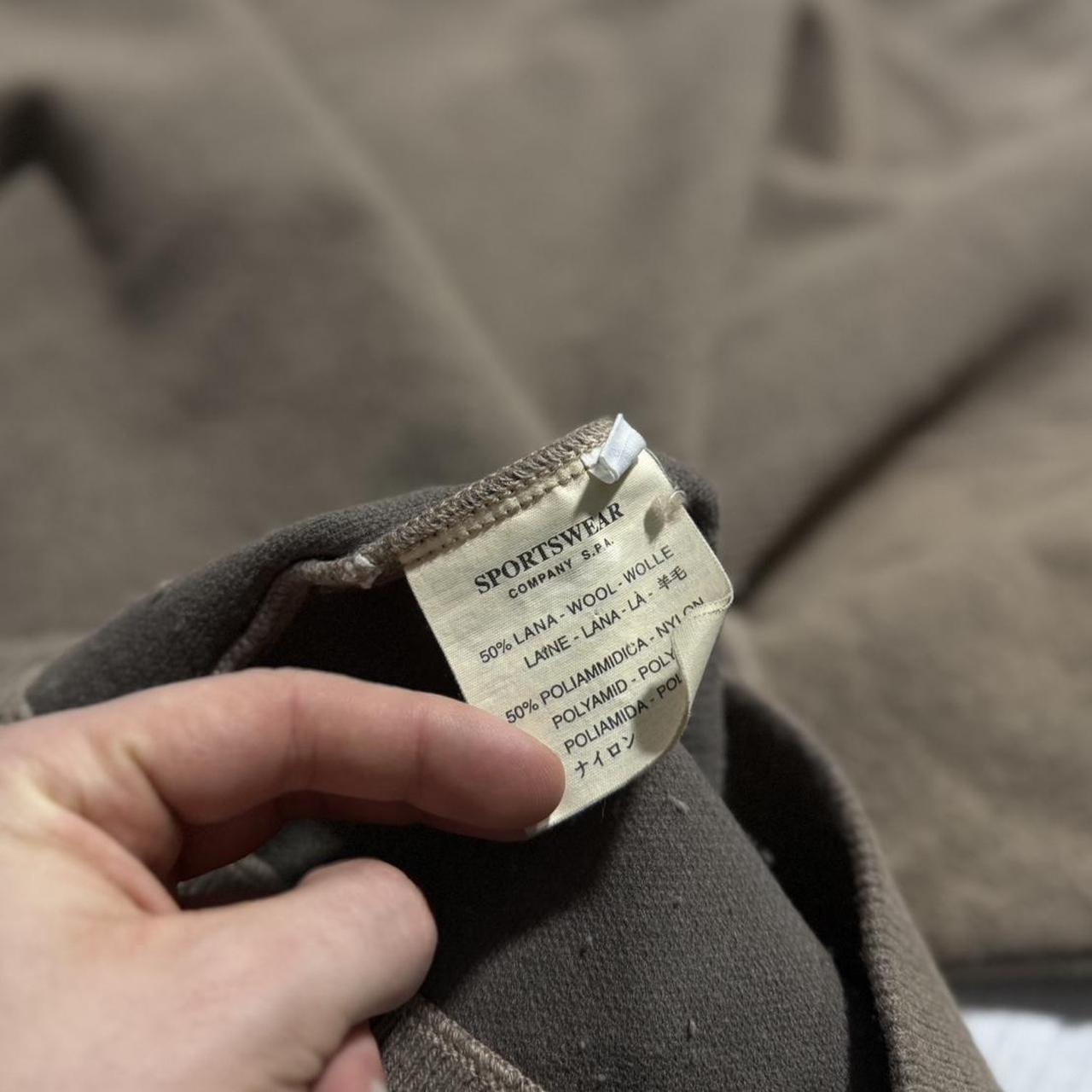 Stone Island A/W 1999 Pullover Ribbed Fleece | XL, Khaki
