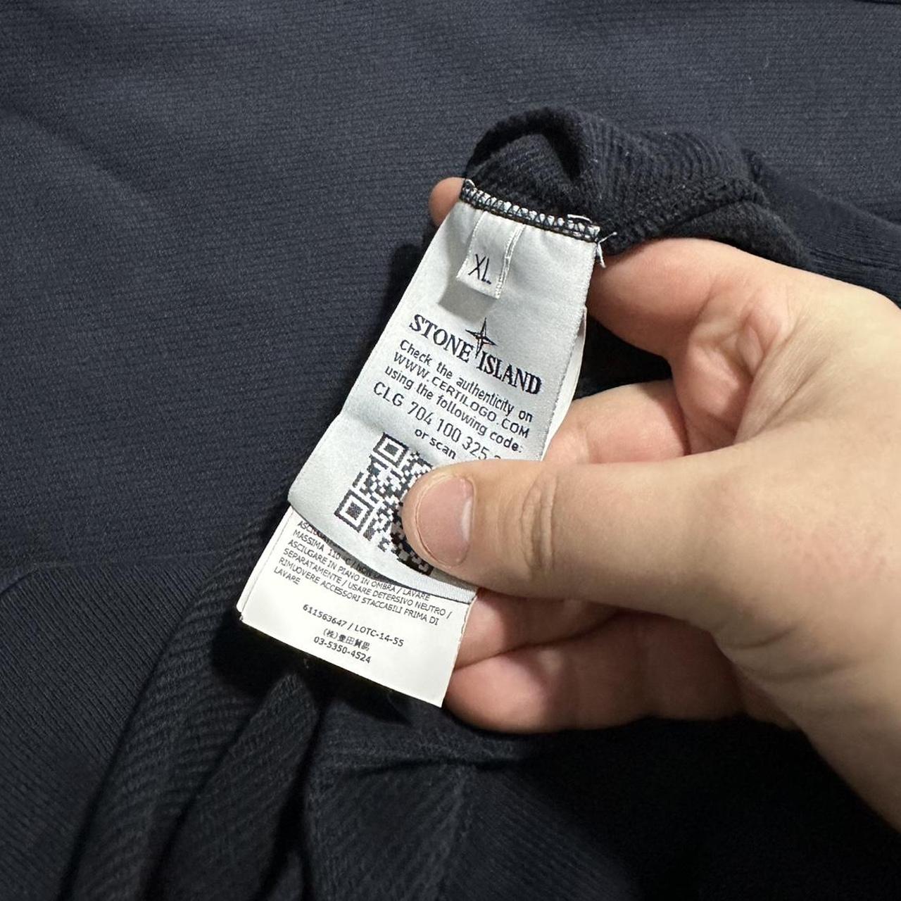 Stone Island Navy Pullover Crewneck