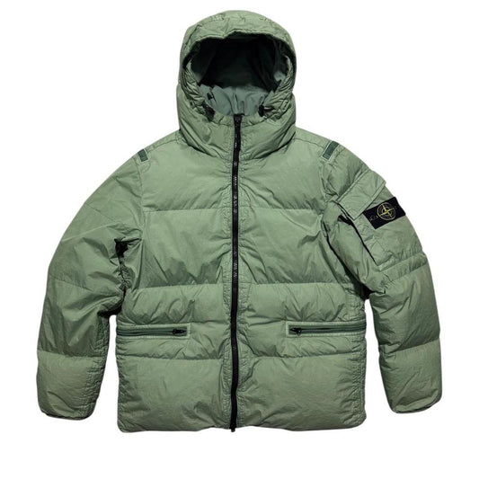 Stone Island Garment Dyed Down Crinkle Reps Jacket