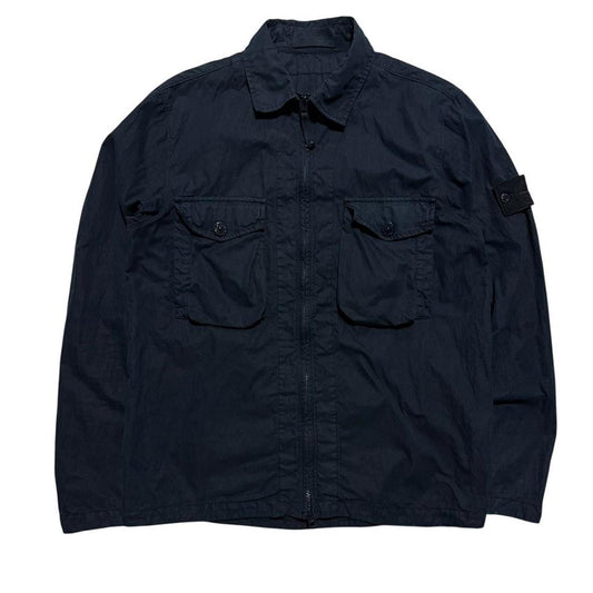 Stone Island Navy Ghost Overshirt