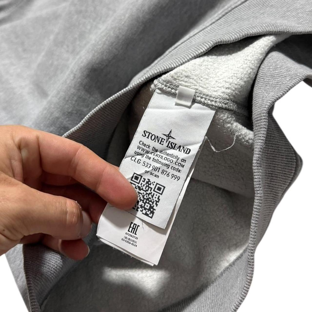 Stone Island Grey Pullover Crewneck | Large, Grey
