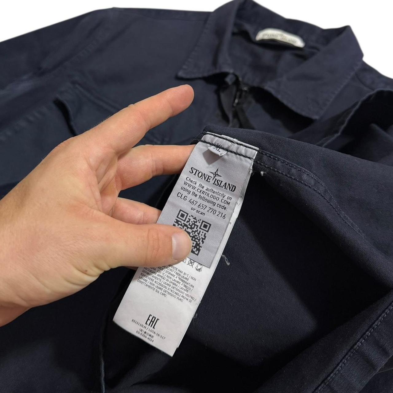 Stone Island Navy Overshirt