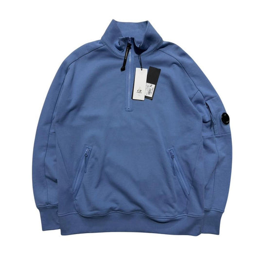 CP Company Quarter Zip Pullover | XL, Blue