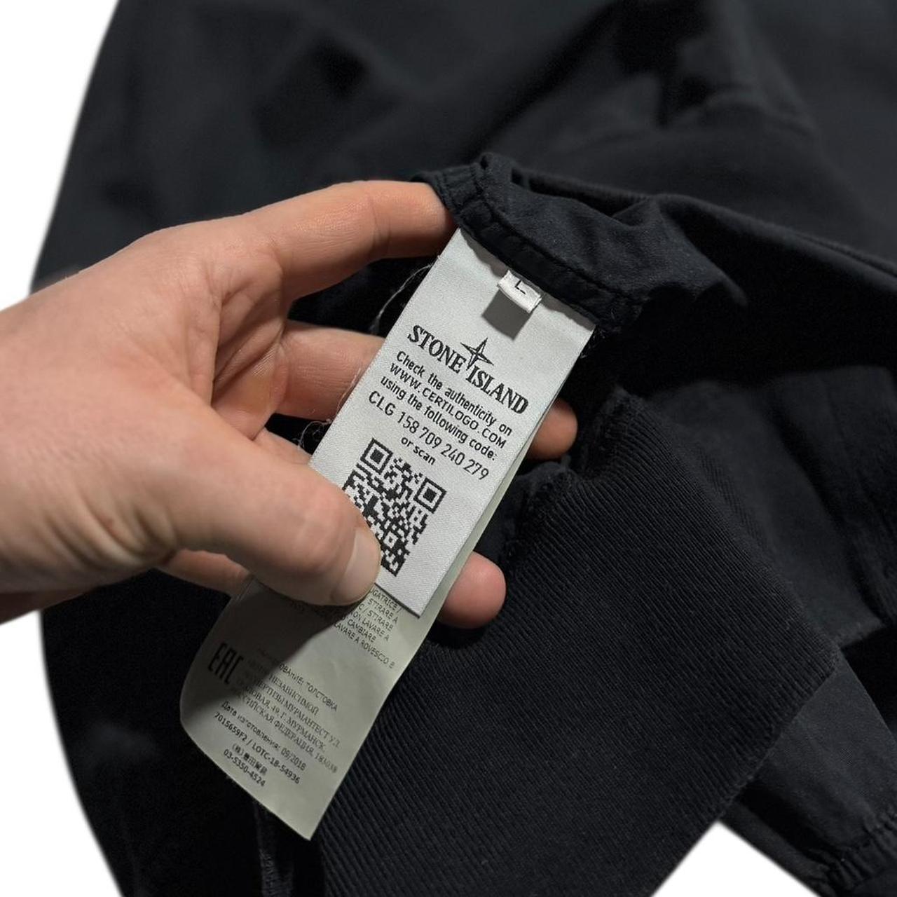 Stone Island Ghost Pullover | Large, Black