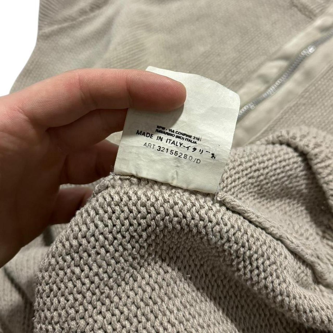Stone Island S/S 2000 Pullover Knit | Large, Beige