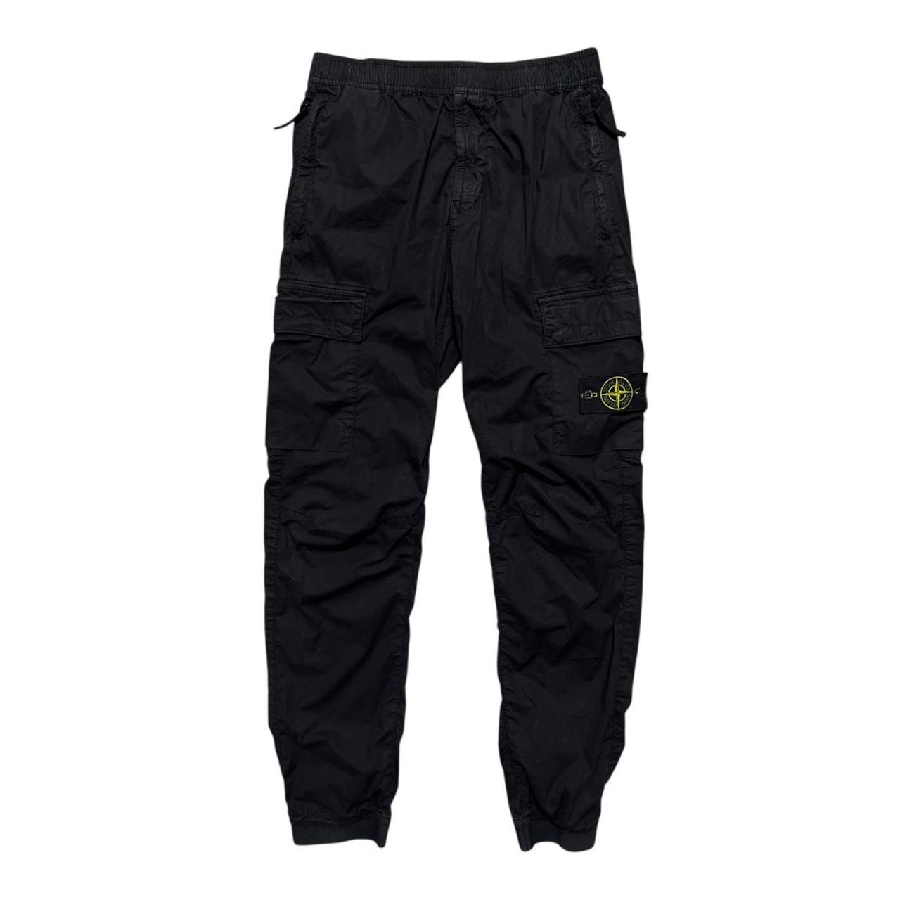 Stone Island Combat Cargo Trousers | W30, Black – Known Source