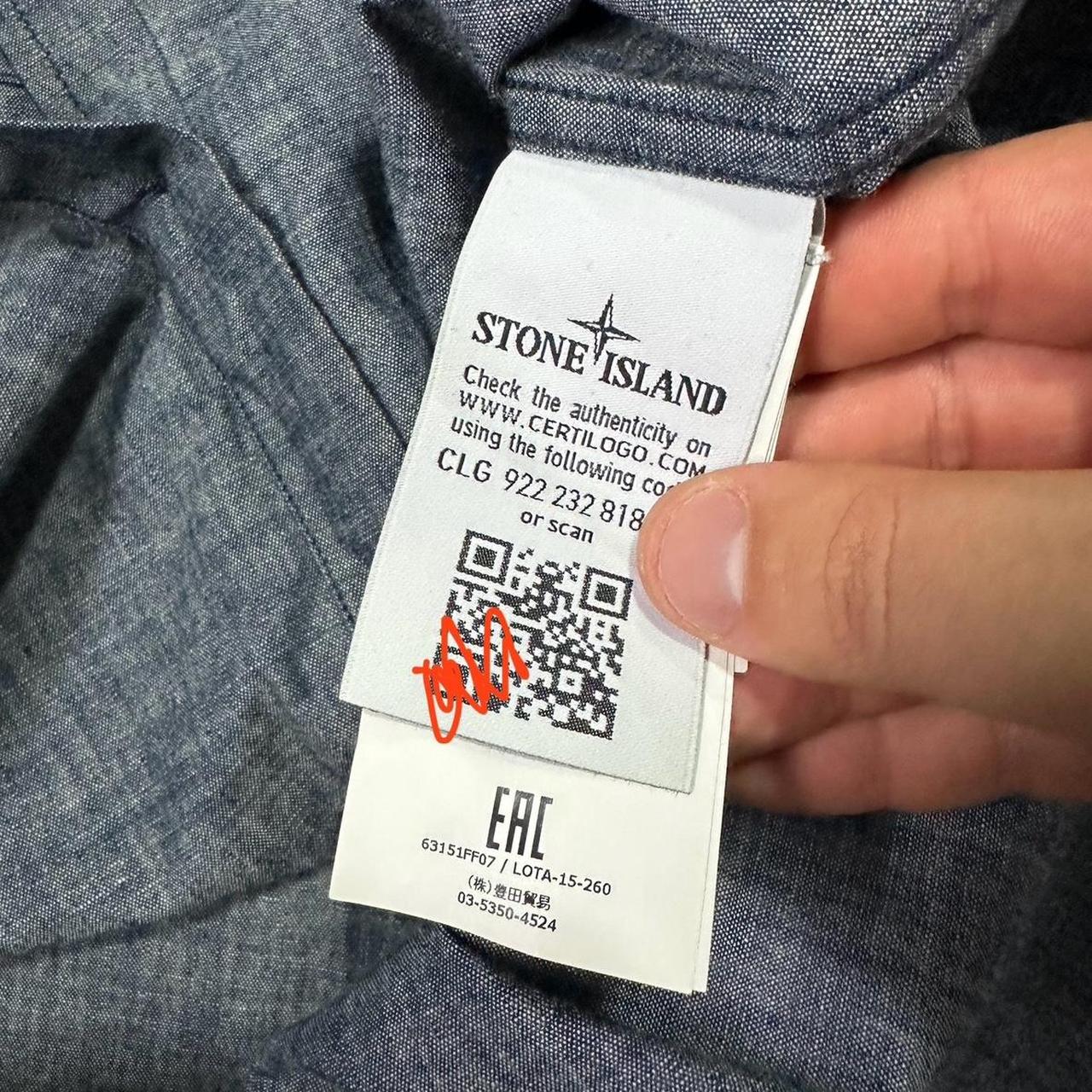Stone Island Chambray Shirt | Large, TBD