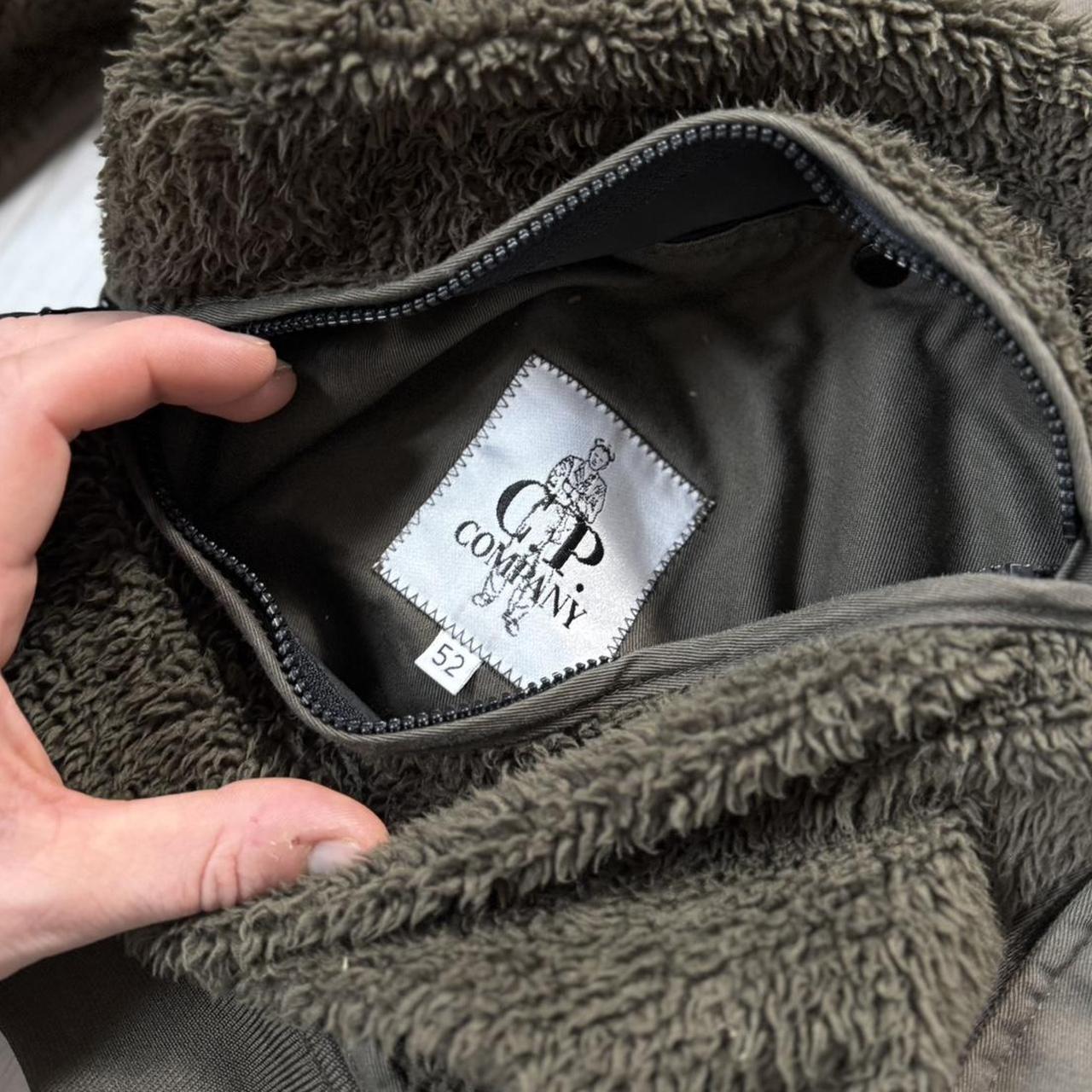 CP Company Reversible Fleece Jacket | XL, Olive, Black