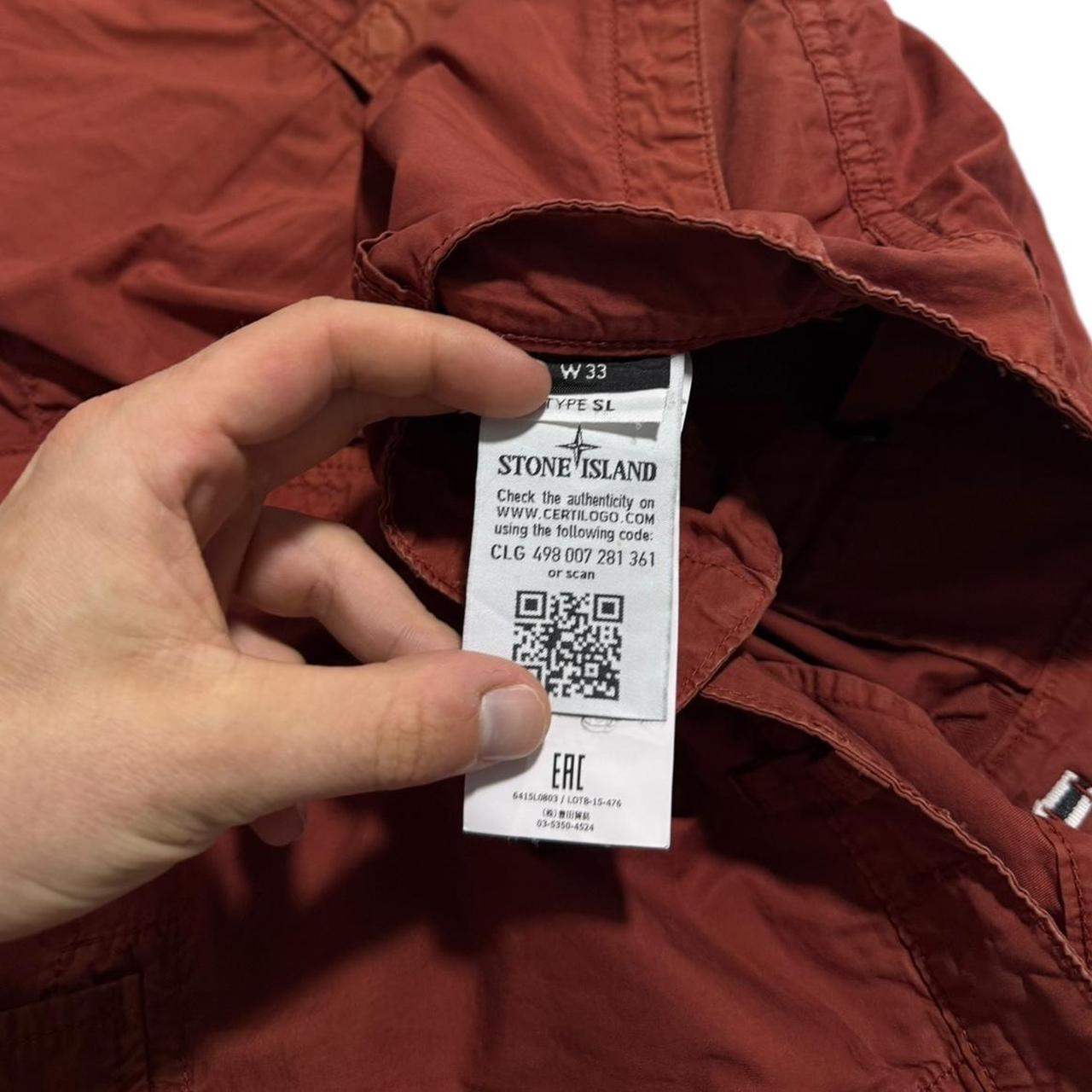 Stone Island Red Shorts