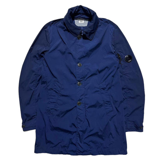 CP Company Blue Nycra Trench Jacket
