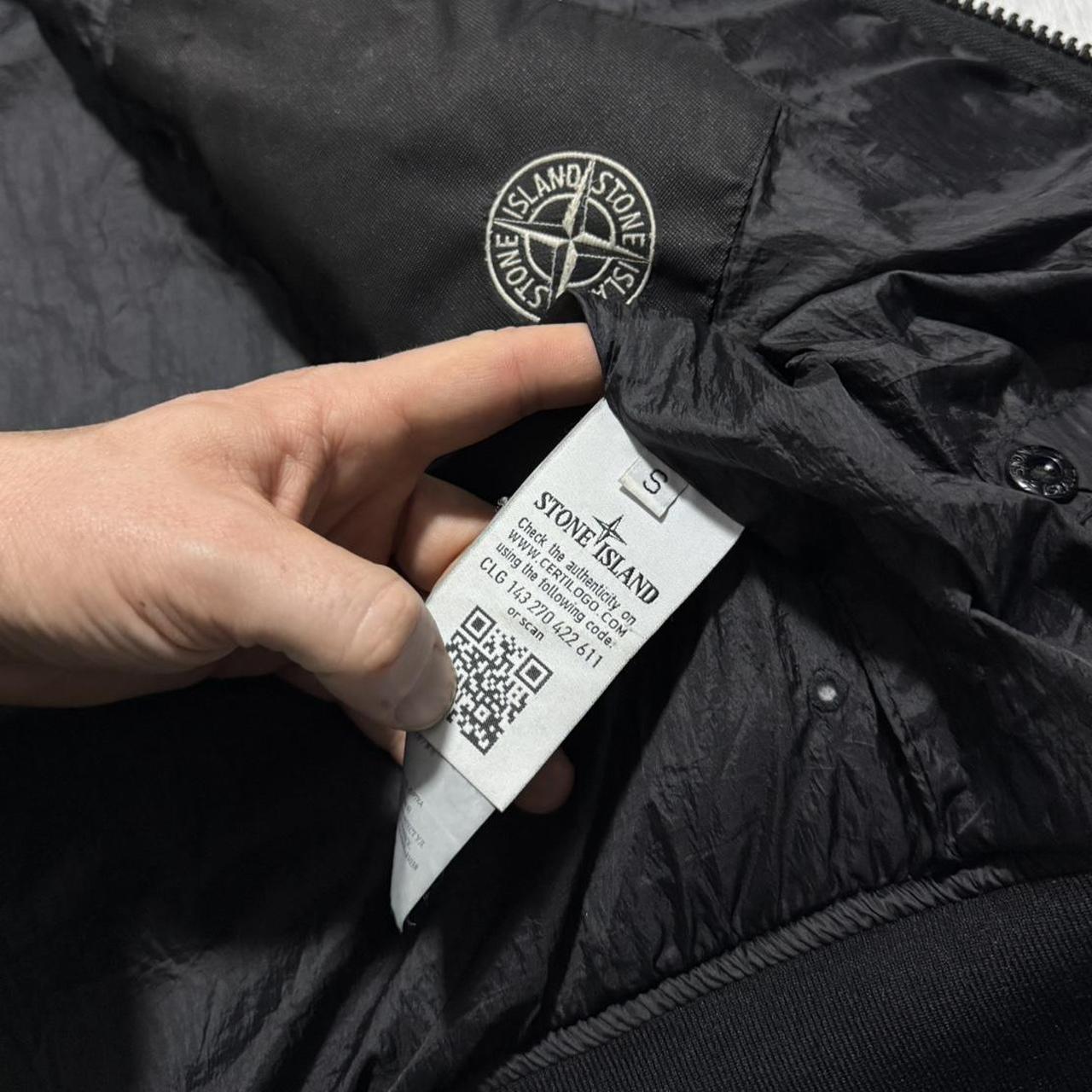 Stone Island Crinkle Reps Jacket | Small, Black
