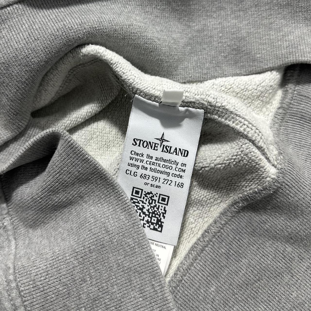 Stone Island Grey Pullover Crewneck | Small, Grey