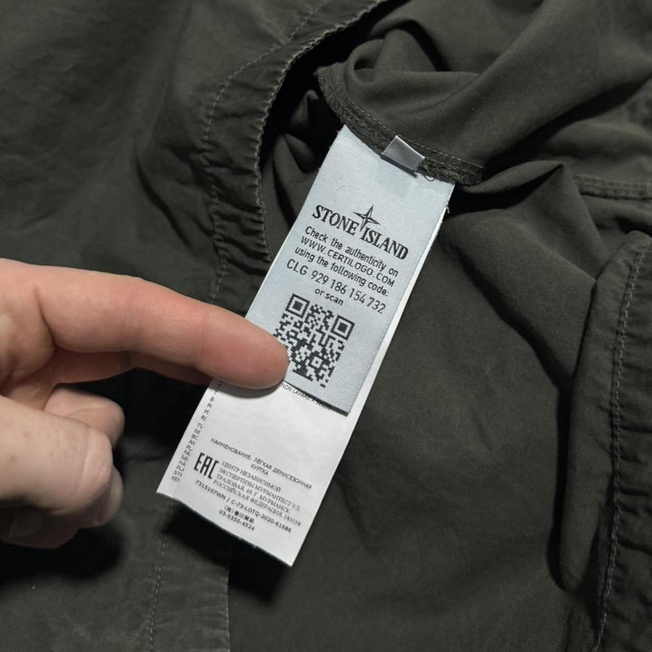 Stone Island Canvas Overshirt | Medium, Olive