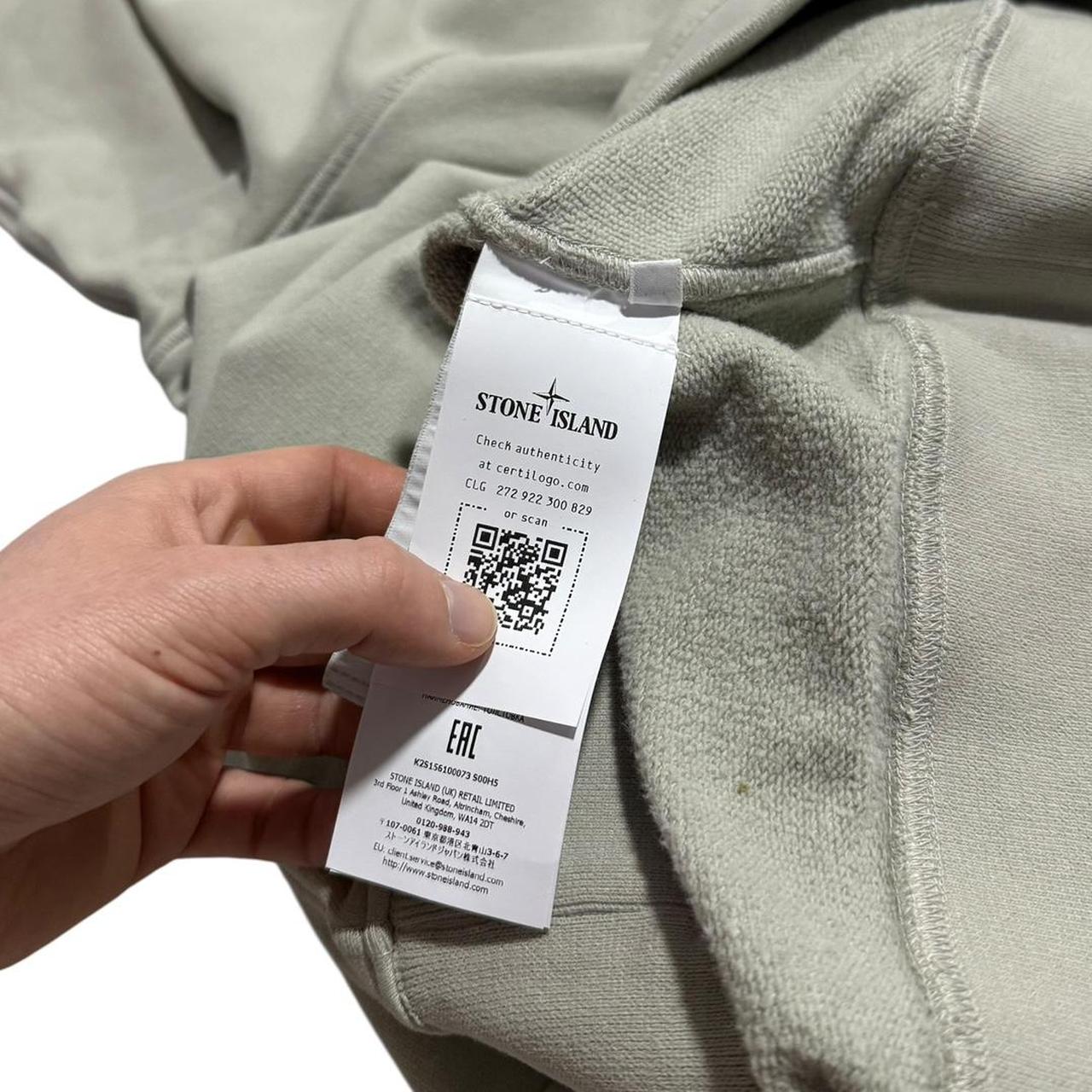 Stone Island Marina Pullover Crewneck | Large, Light Grey