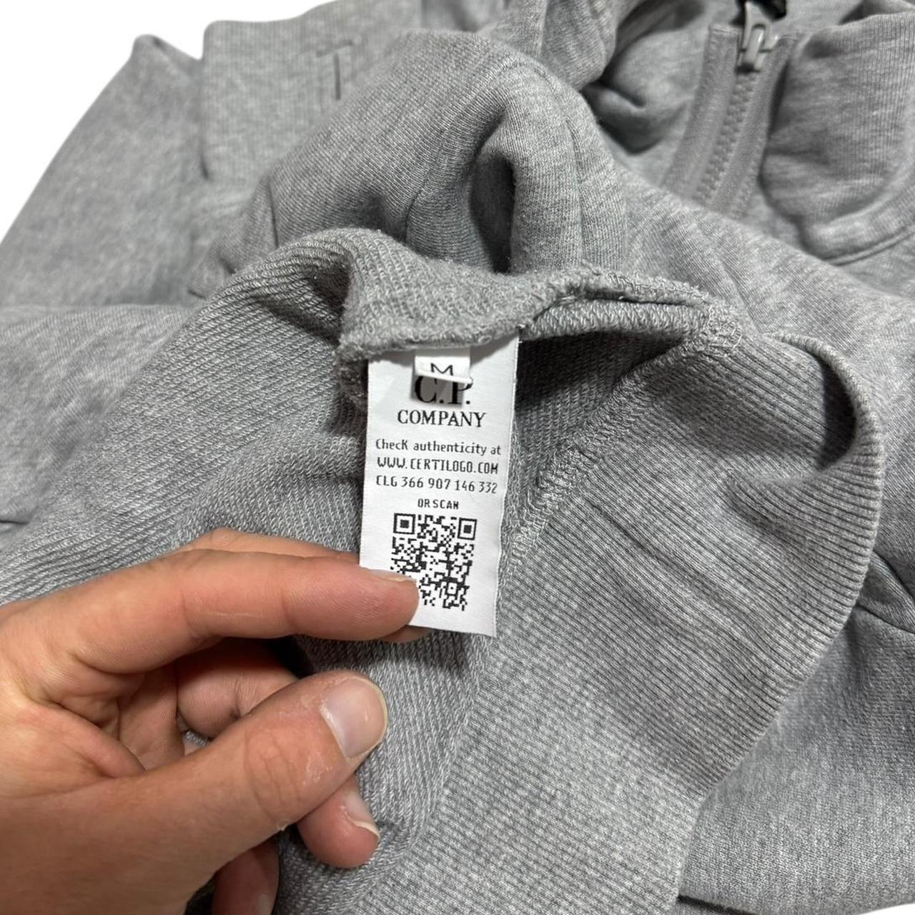 CP Company Quarter Zip Pullover | Medium, Grey