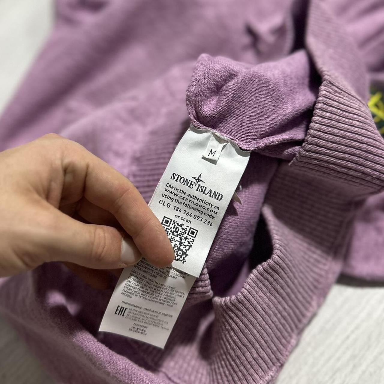 Stone Island Pink Pullover Hoodie