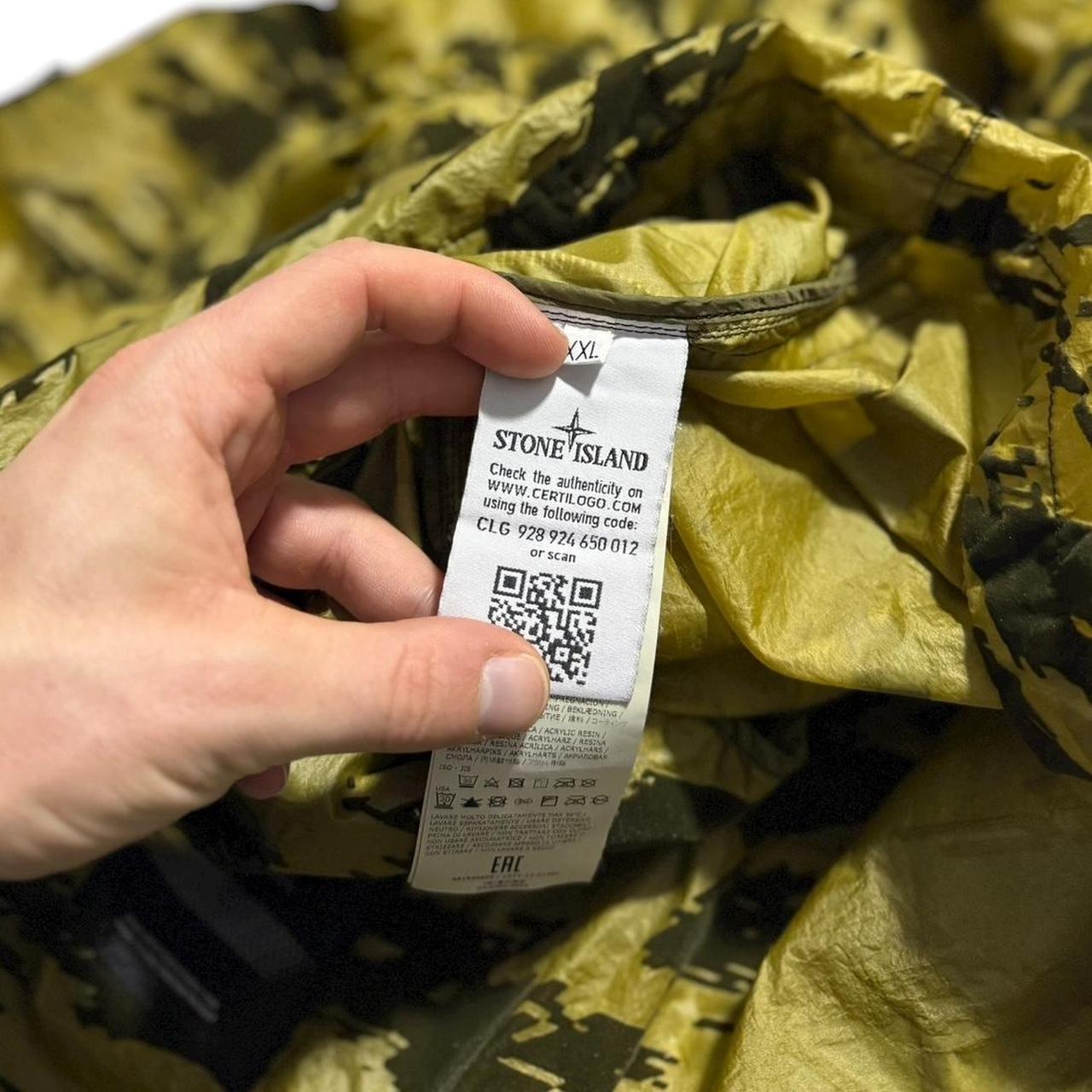 Stone Island Shadow Project Lucid Flock Jacket | XXL, Yellow