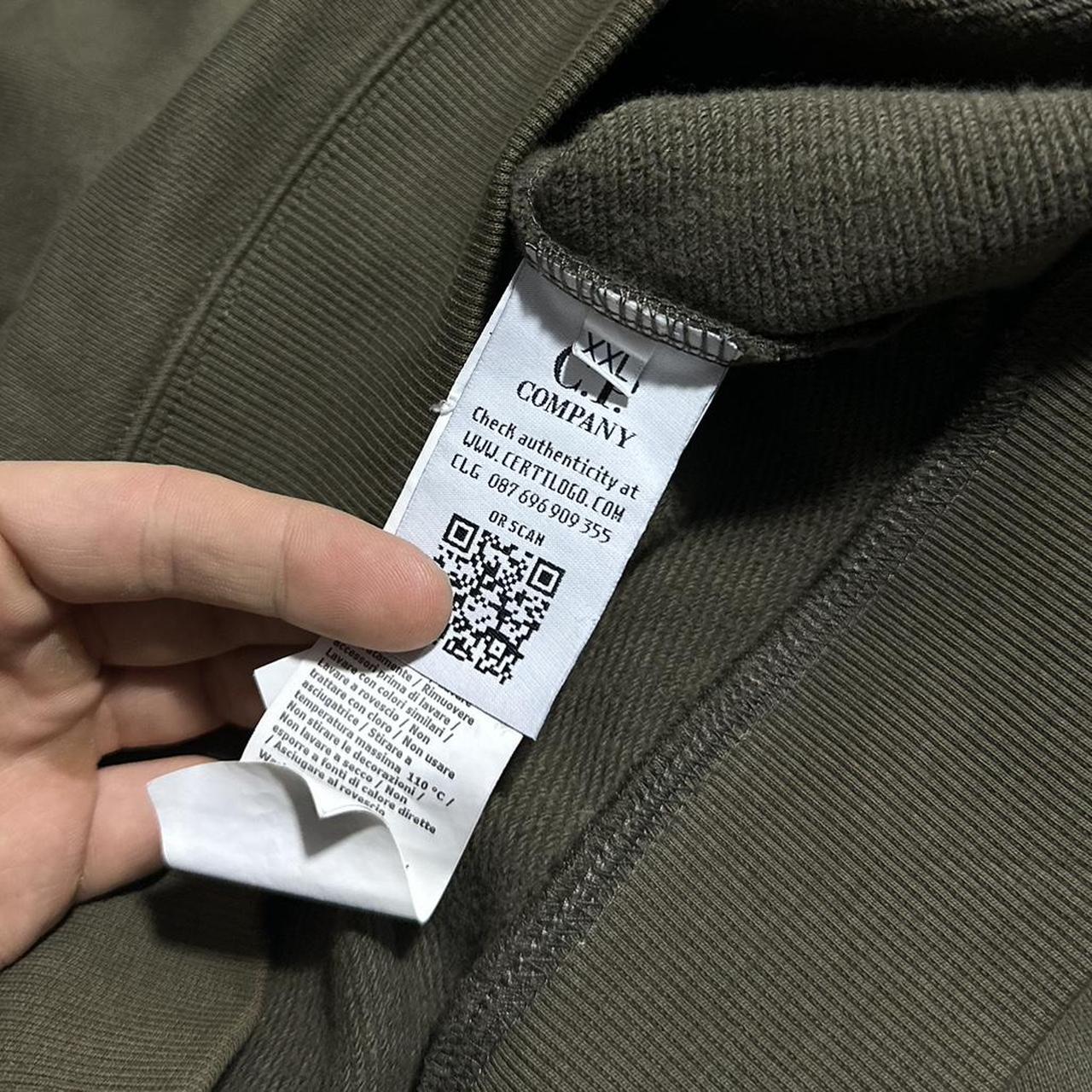 CP Company Green Full Zip Goggle Hoodie