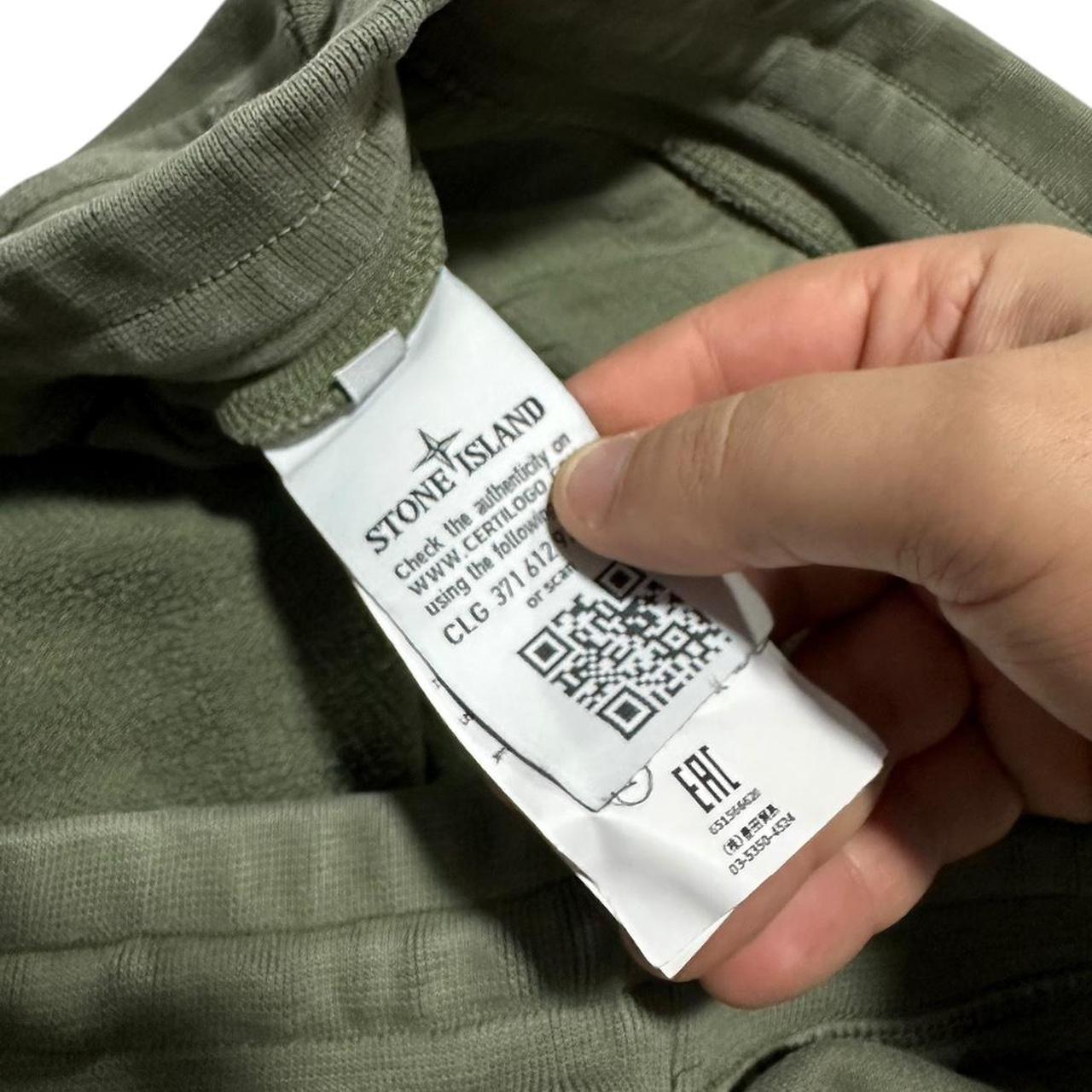 Stone Island Green Sweatpants | W36, Green