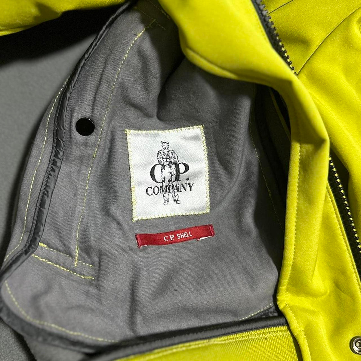 CP Company Soft Shell Jacket | Large, Lime Green