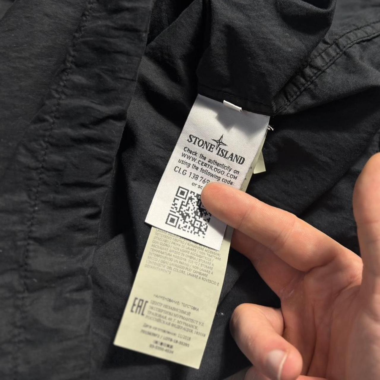 Stone Island Ghost Pullover Smock | Medium, Black