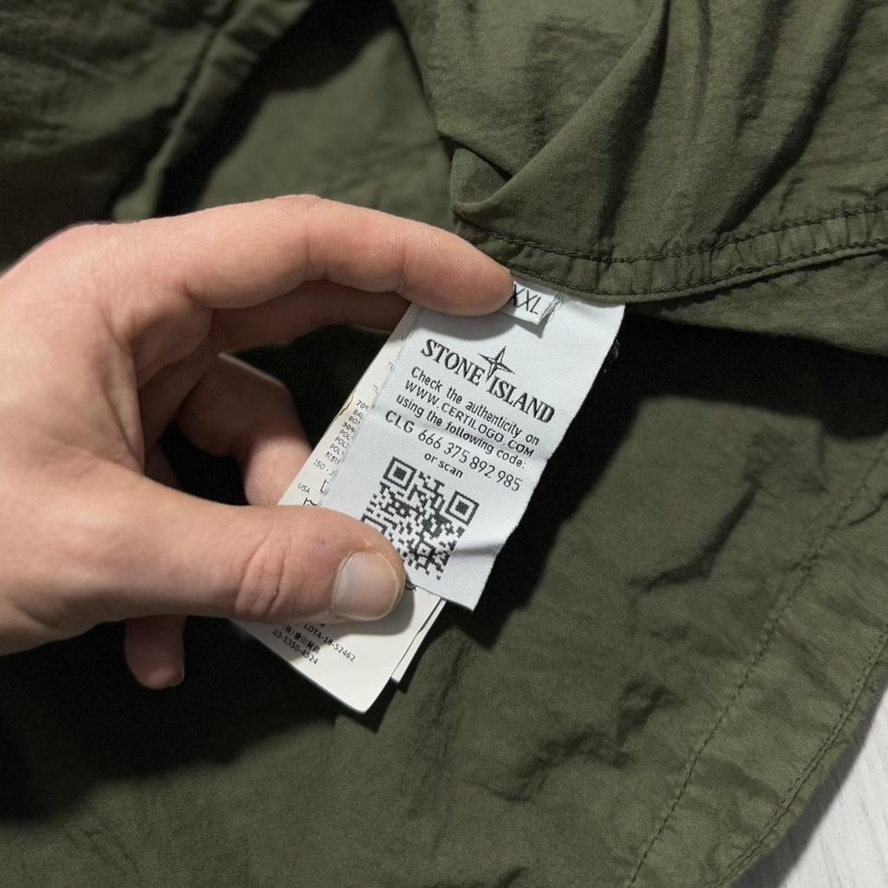 Stone Island Pullover Smock Jacket | XXL, Olive Green