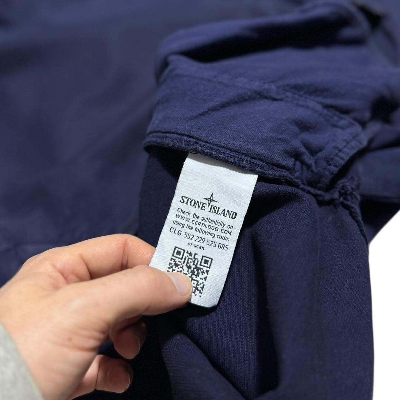 Stone Island Double Pocket Canvas Jacket | XXXL, Navy