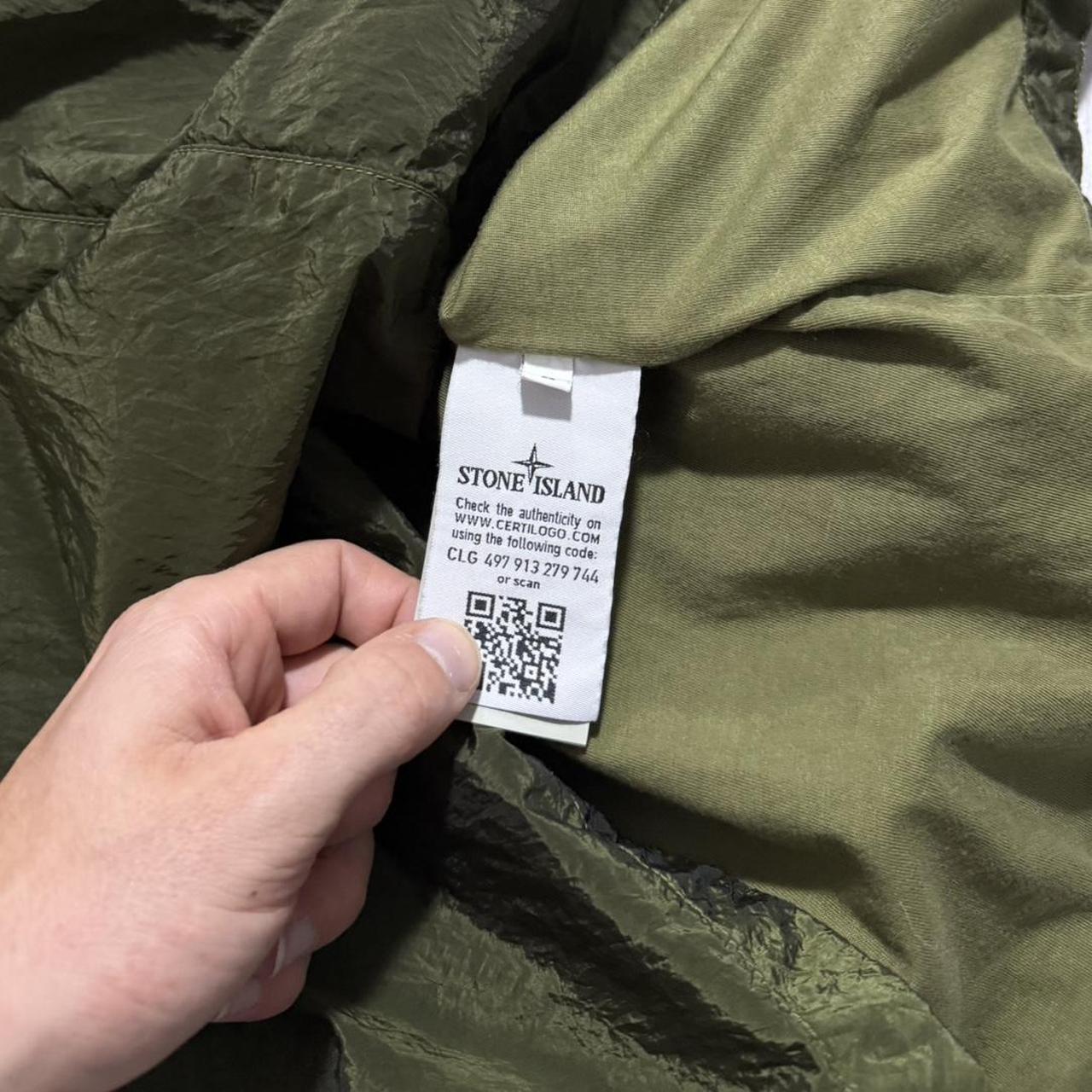 Stone Island Nylon Metal Overshirt | Large, Olive Green