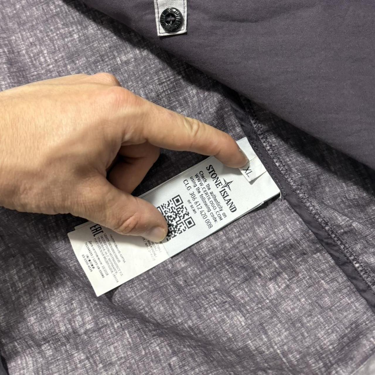 Stone Island Lino Resinato Trench Jacket