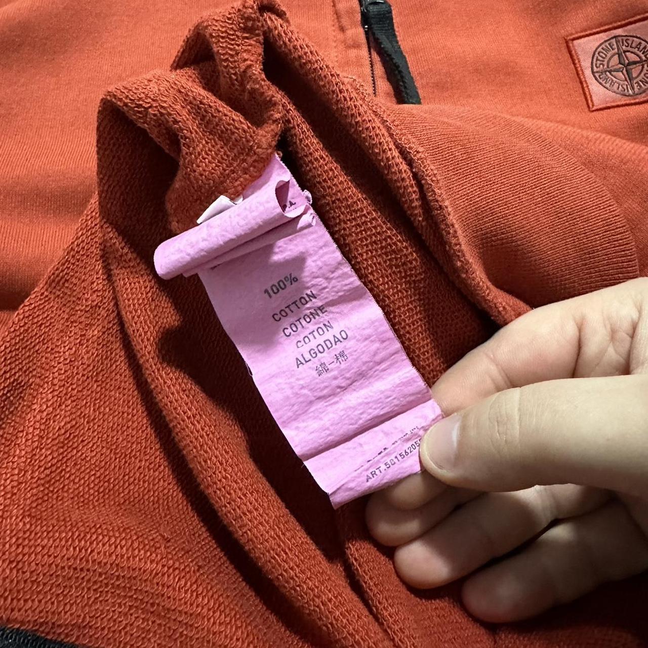 Stone Island Red Zip Up